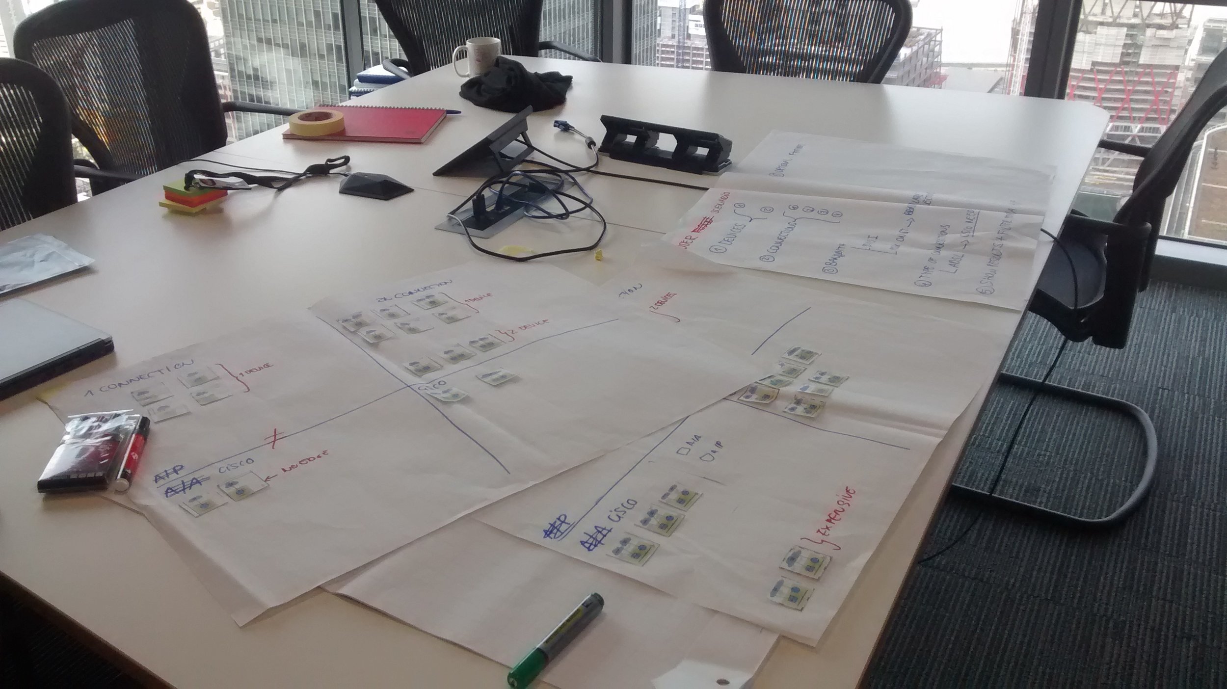 First iteration pop-up flow